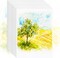 64 Sheets Watercolor Paper, 5"x7" Water Color Paper, 140lb/300gsm Artist Sketch Easel Acrylic Painting Loose Drawing Paper Bulk, Art Supplies for Kids Child Adults, Watercolors, Watercolor Paint Set